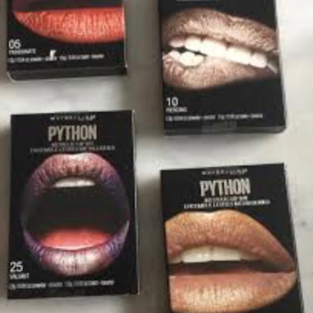 Maybelline Python Metallic Lip Kits - 5 PC